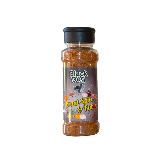 Black Dog Braai Spice & Rub 120g Shaker