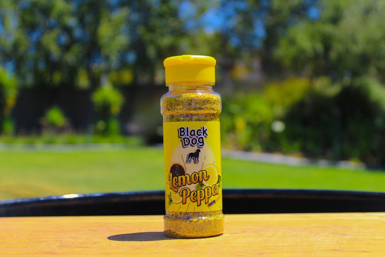 Black Dog Lemon Pepper 140g Shaker