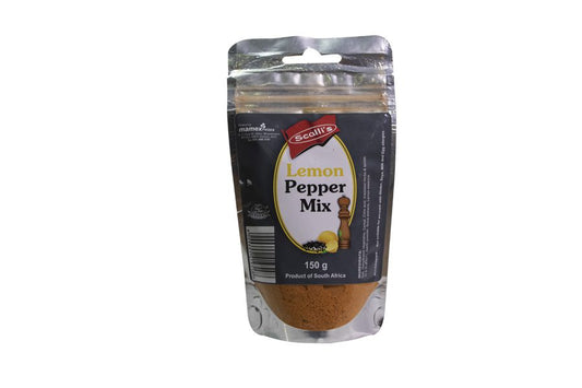 Scalli's Lemon Pepper 150g Doy Pack