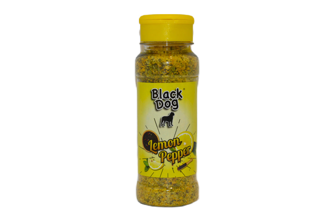 Black Dog Lemon Pepper 140g Shaker